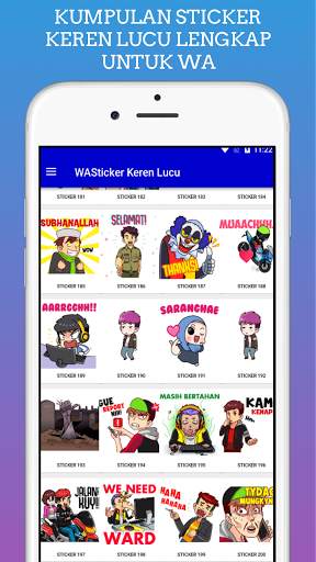Kumpulan Stiker WA Lucu Dan Keren Lengkap screenshot 4