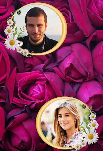 Rose Dual Photo Frame Album Creator screenshot 3