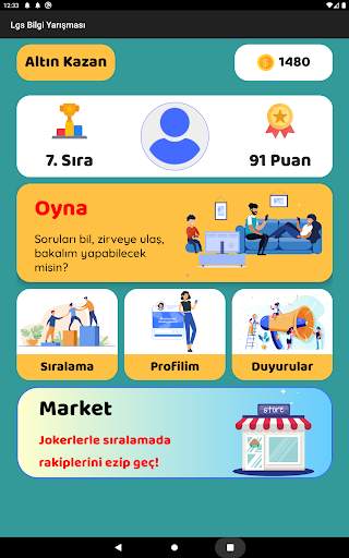 8. Sınıf Bilgi Yarışması & Sohbet Lgs Test Çöz screenshot 15