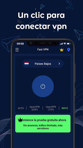 FastVPN: ¡VPN súper rápida y segura para Android! screenshot 1