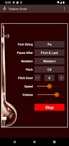 Tanpura Droid screenshot 2