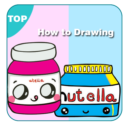 how to draw nutella jam icon