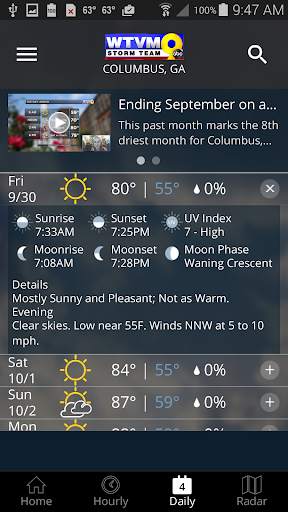 WTVM Storm Team 9 Weather screenshot 4