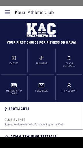 Kauai Athletic Club screenshot 2