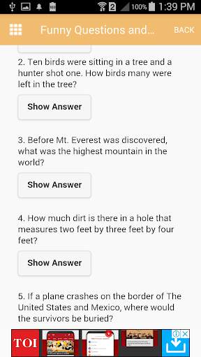 Funny Questions and Answers To Test Your Brain screenshot 2