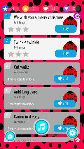 Magic Piano Lady Bug Songs screenshot 2