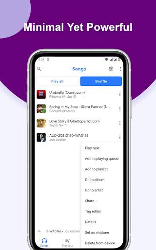 XR Music Player - All Formats Music player screenshot 3
