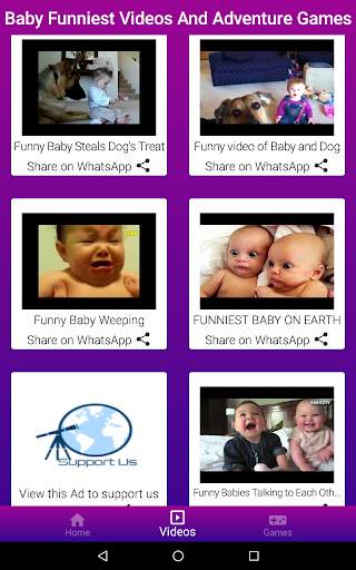 Baby Funniest Videos And Adventure Games screenshot 12