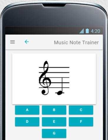 Music Note Trainer Lite screenshot 1