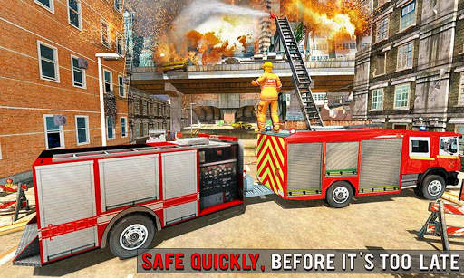 Fire Engine Truck Driving : Emergency Response screenshot 3