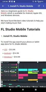 Lesson FL Studio Mobile Tutorials screenshot 2