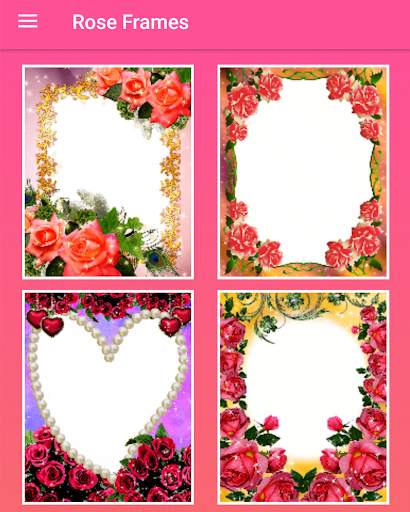 Rose Flower Photo Frame screenshot 8
