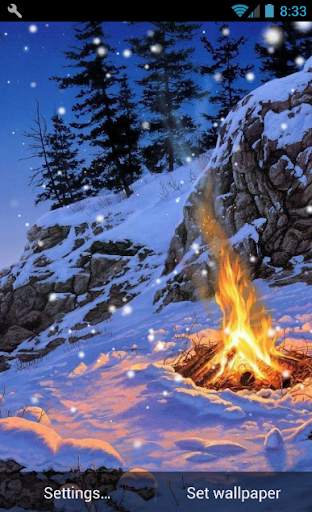 Winter Snow Live Wallpaper screenshot 2