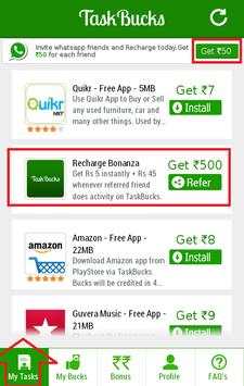 taskbucks free paytm 3 تصوير الشاشة