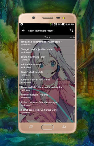Sagiri Izumi Mp3 Player screenshot 2