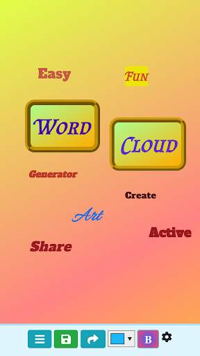 Word Cloud Easy Art Generator screenshot 1