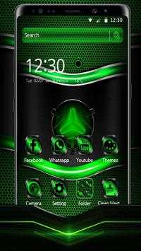 Green Black Neon Theme screenshot 2