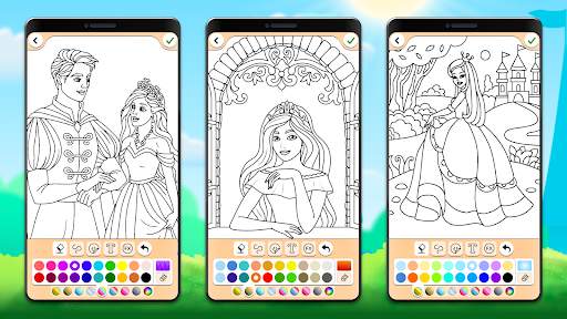 Prinses kleurboek screenshot 7