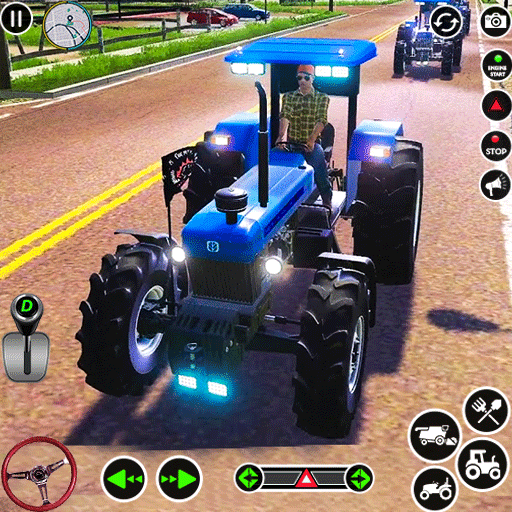 US Farming Tractor: Cargo Game icon