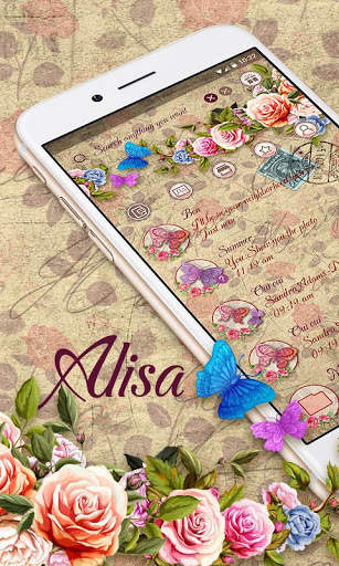 GO SMS ALISA THEME screenshot 1