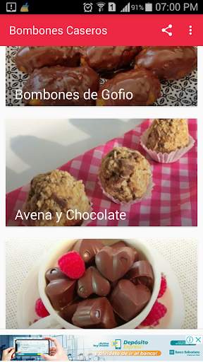 Bombones Caseros screenshot 1