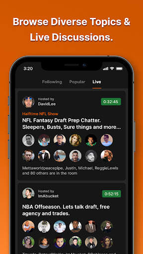 Halftime: Sports Chat, News, S screenshot 2