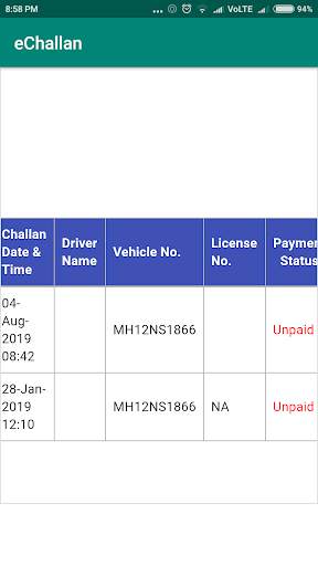 eChallan -  Maharashtra State скриншот 4
