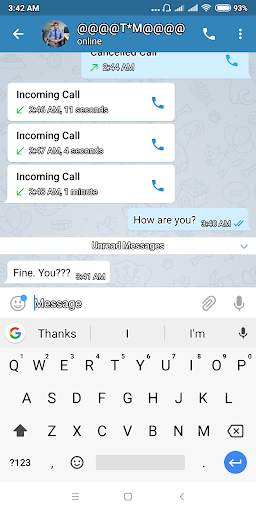 Quick Messenger screenshot 2