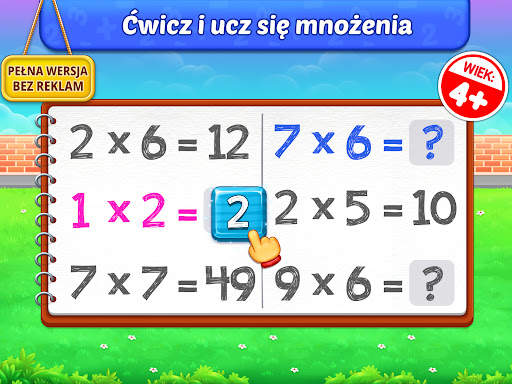 Gry mnożenia matematyka dzieci screenshot 8