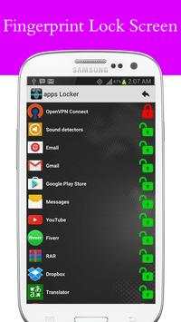 Fingerprint app Lock Simulator screenshot 2