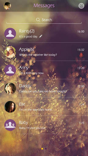 GO SMS GOOD MOOD THEME screenshot 3