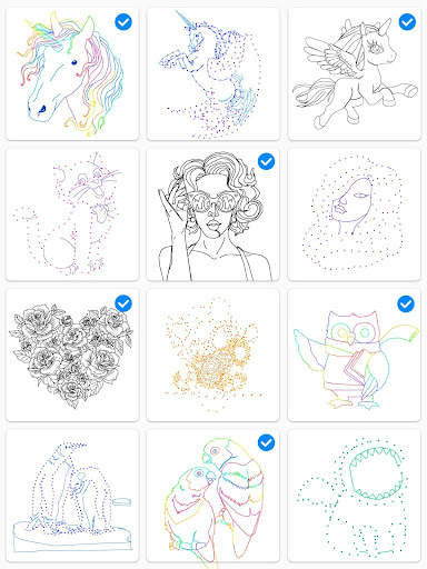 Dot to Dot to Coloring 10 تصوير الشاشة