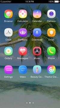 Best Beach Theme C Launcher screenshot 2