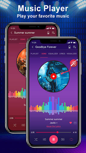 Music Player - Mp3 player, Equalizer & Lyrics स्क्रीनशॉट 2