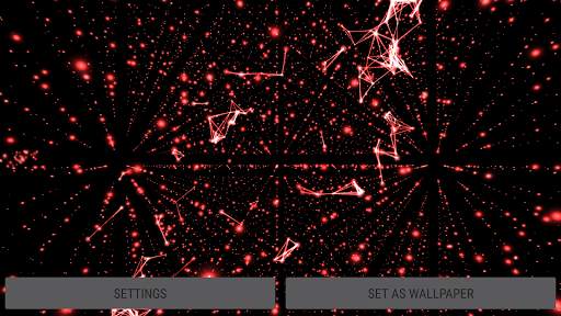 Parallax Infinite Particles 3D Live Wallpaper screenshot 2