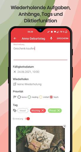 Todo Reminder: Aufgabenliste, Erinnerung & Widget screenshot 2