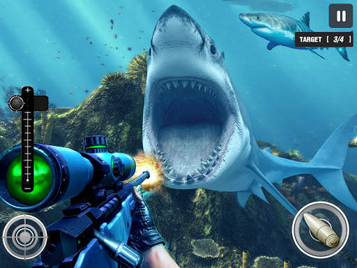 Wild Shark Hunting Attack 3D screenshot 1