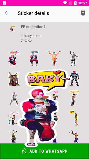 ff stickers 💎💎 screenshot 4
