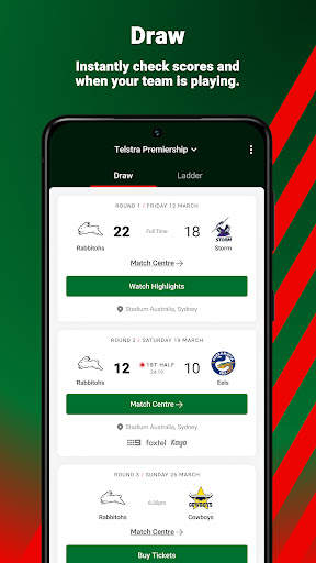 South Sydney Rabbitohs screenshot 2