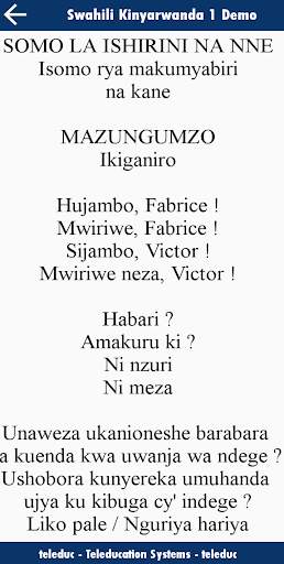 Swahili Kinyarwanda 1 (Demo) скриншот 5