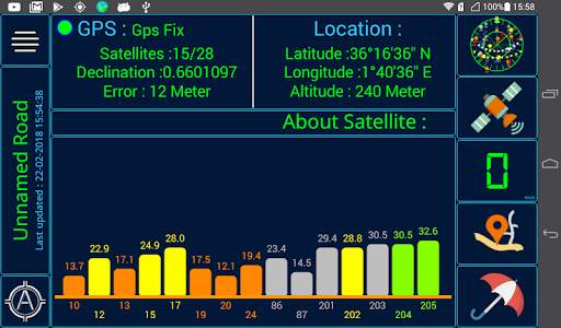 GPS स्थिति और मौसम स्क्रीनशॉट 15
