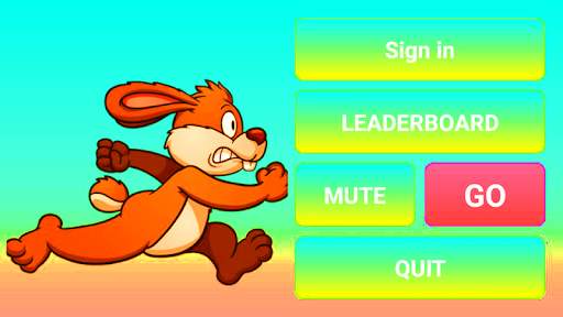 Running bunny game screenshot 1