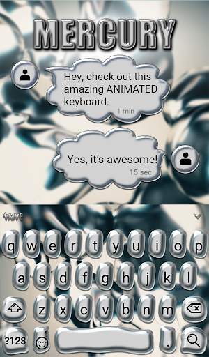 Mercury Animated Keyboard screenshot 3