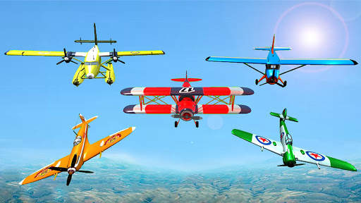 Flying Jet Airplane Stunt Racing screenshot 7