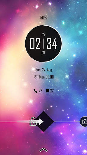 (FREE) Galaxy Theme GO Locker screenshot 3