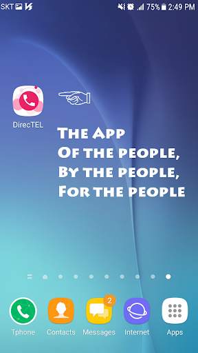 One Touch Phone - DirecTEL - Create your own icons screenshot 1