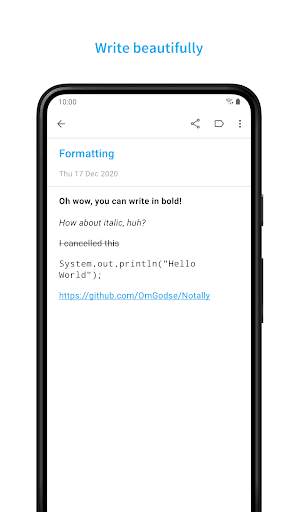 Notally | Minimalist Notes screenshot 2