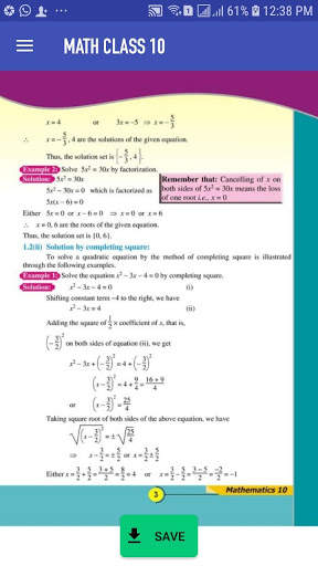 Math Class 10 screenshot 4