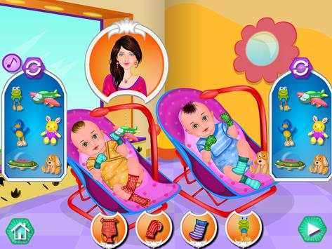 Twins Caring - Baby Games screenshot 5