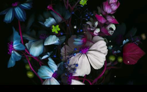 Galaxy Flowers Live Wallpaper screenshot 6